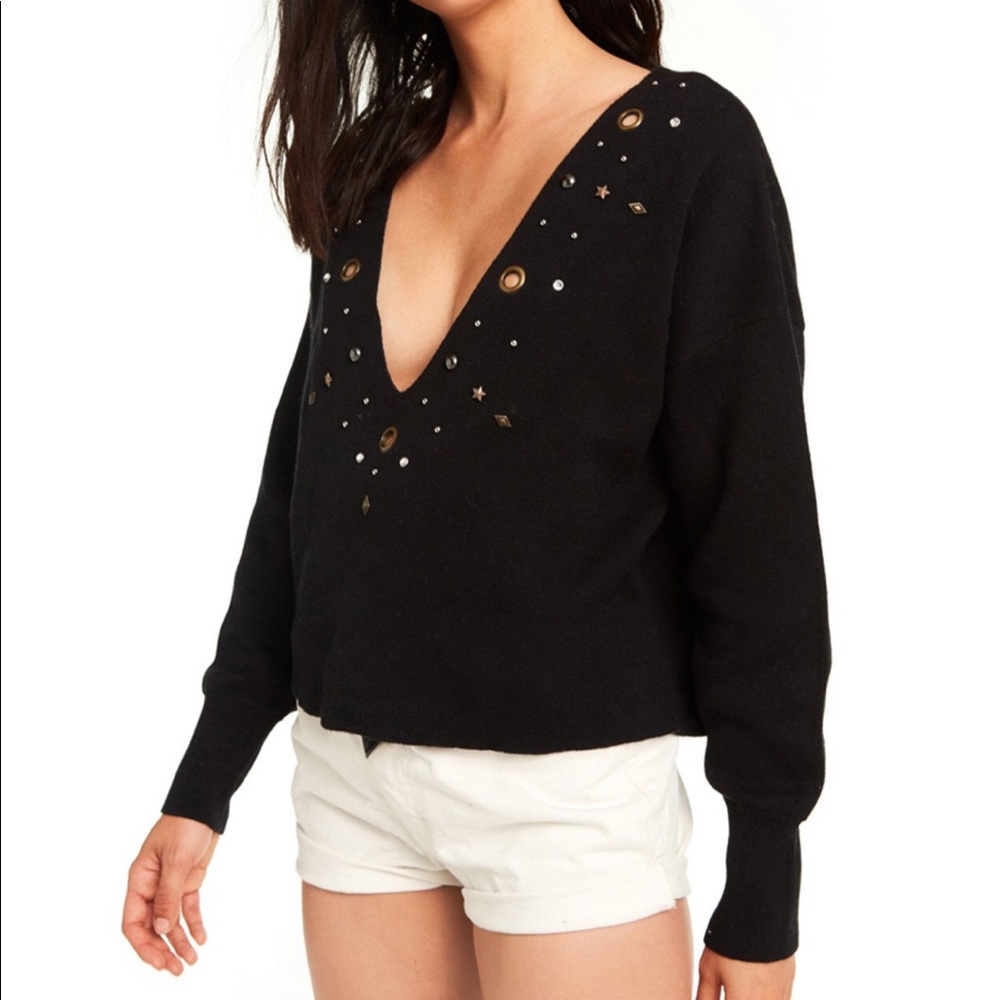 Brand new Wildfox Cline black sweater